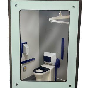 Ligature Resistant Mirror With High Pressure Laminate Frame