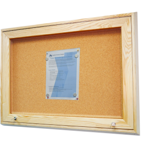 Safe Display Ash Notice Board