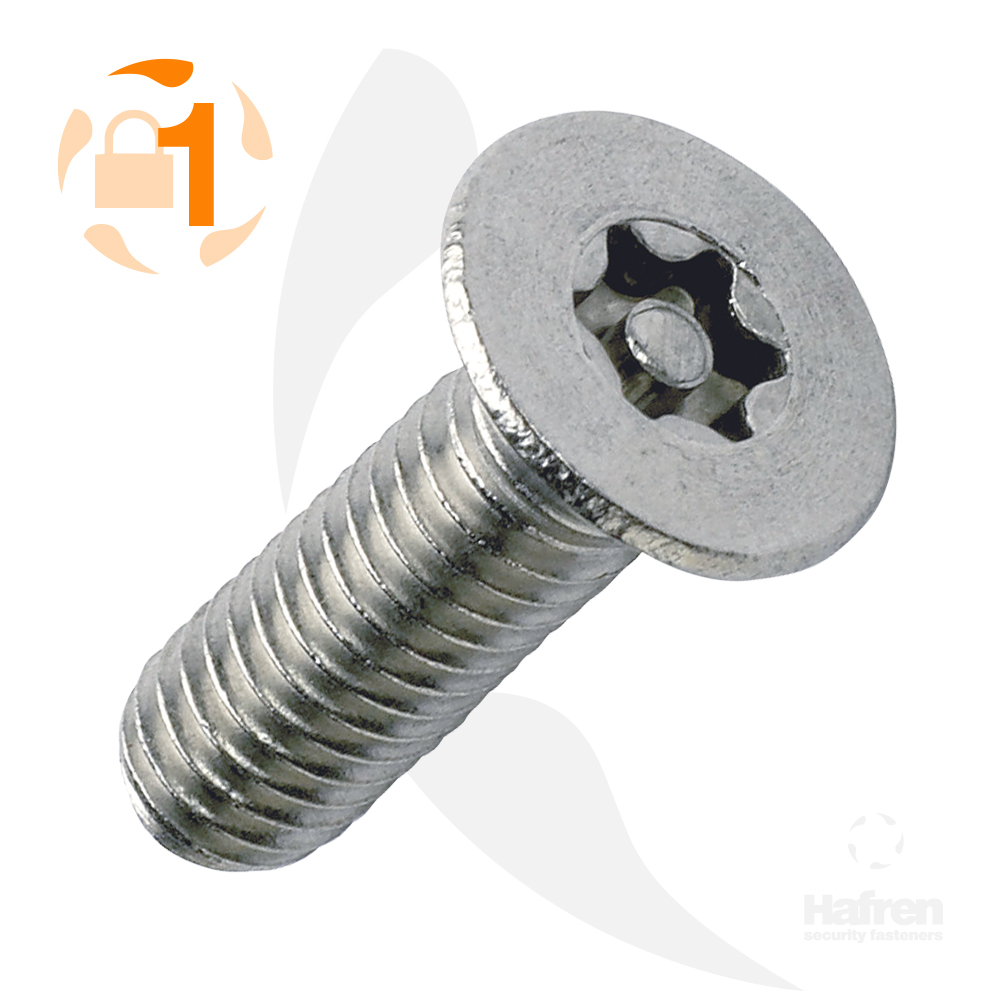 Countersunk 6-Lobe Pin Machine Screw