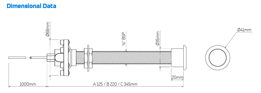 327822 Resan Dual Spout Basin Pneumatic Controls