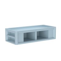 Endurance® Bed 1.0 - COR-7601 in Blue Gray, moulded furniture for custodial and behavioural health environments