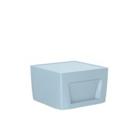 Endurance® Cube - COR-126484 in Blue Gray, moulded furniture for custodial and behavioural health environments