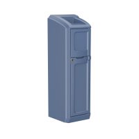 Endurance® Locker - COR-7300 in Midnight Blue, moulded furniture for custodial and behavioural health environments