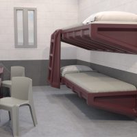 Endurance® Wall Bunk - COR-7701 for custodial and behavioural health environments
