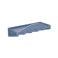 Endurance® Wall Bunk Safety Rails - COR-7702 in Midnight Blue, moulded furniture for custodial and behavioural health environments