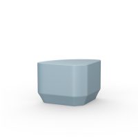 Endurance® Wedge Table - COR-484 in Blue Gray, moulded furniture for custodial and behavioural health environments