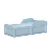 Solstice Safeguard Bed - COR-101 in Blue Gray, moulded furniture for custodial and behavioural health environments