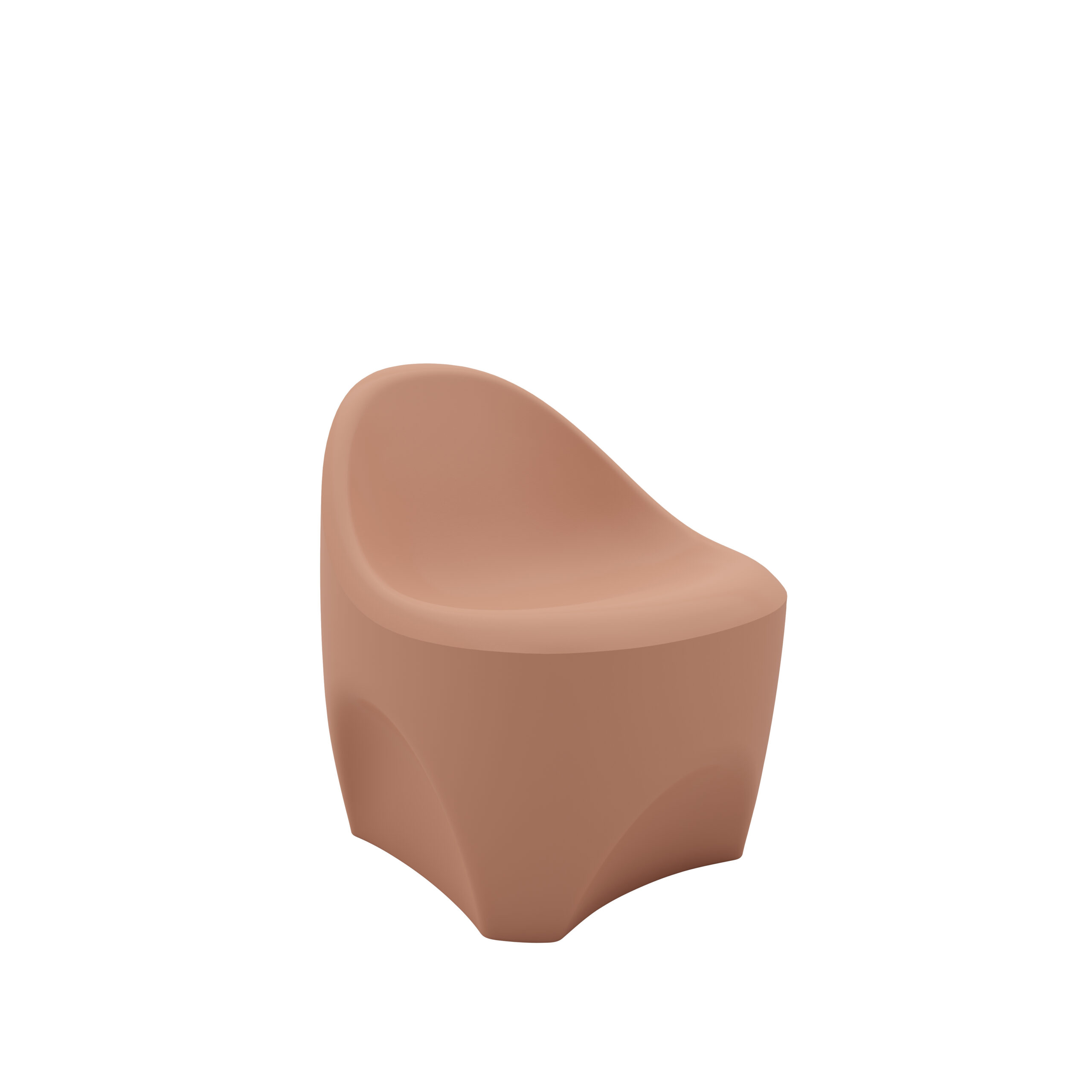 Summit Accent Chair - COR-310 in Claylight, moulded furniture for custodial and behavioural health environments