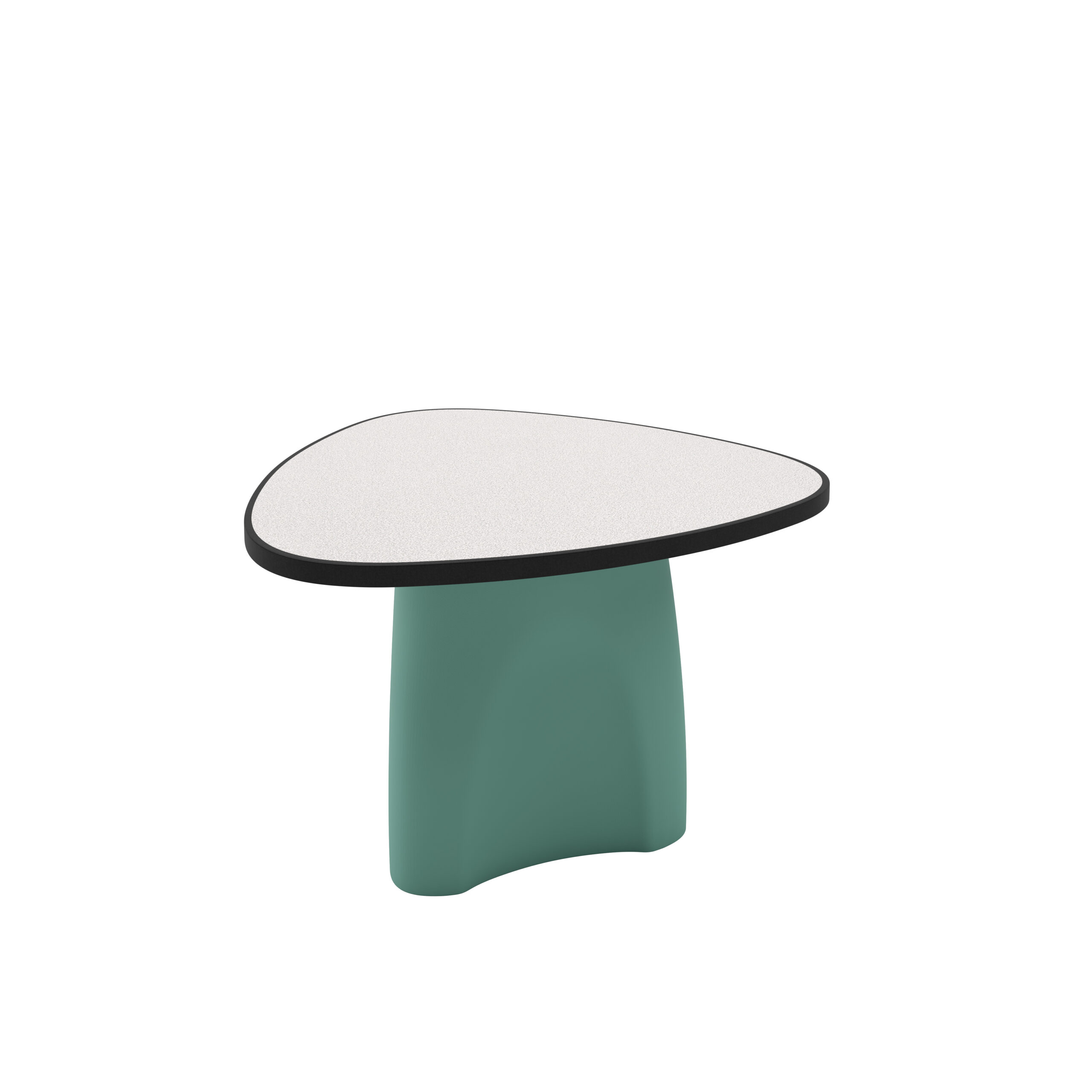 Summit Mid Range Table - COR-353S in Aqua, moulded furniture for custodial and behavioural health environments