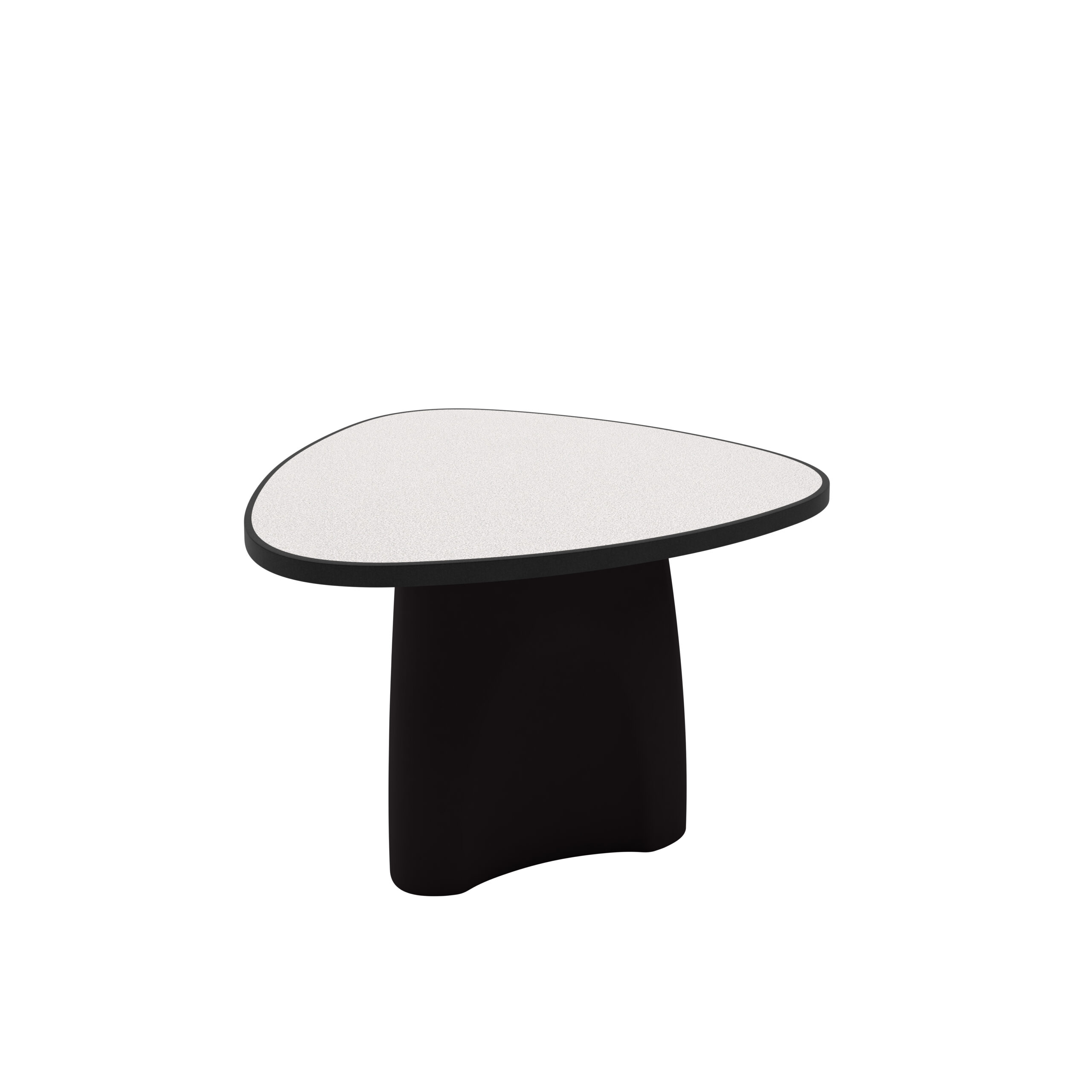 Summit Mid Range Table - COR-353S in Black, moulded furniture for custodial and behavioural health environments