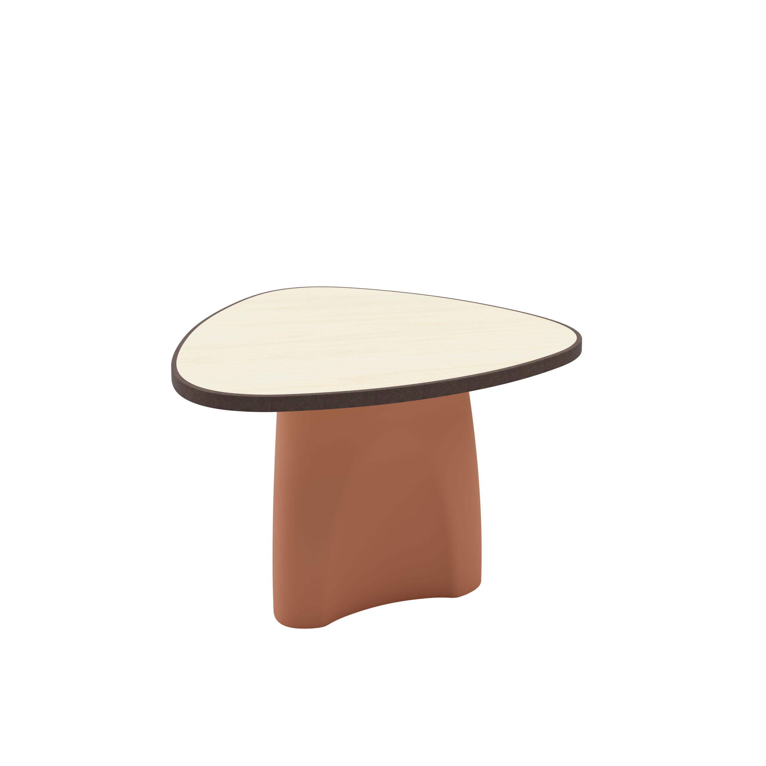 Summit Mid Range Table - COR-353S in Claylight, moulded furniture for custodial and behavioural health environments