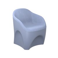Summit Veldura Arm Chair - COR-306S in Overcast, moulded furniture for custodial and behavioural health environments