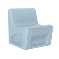 Sync Chair - COR-270S in Blue Gray, moulded furniture for custodial and behavioural health environments