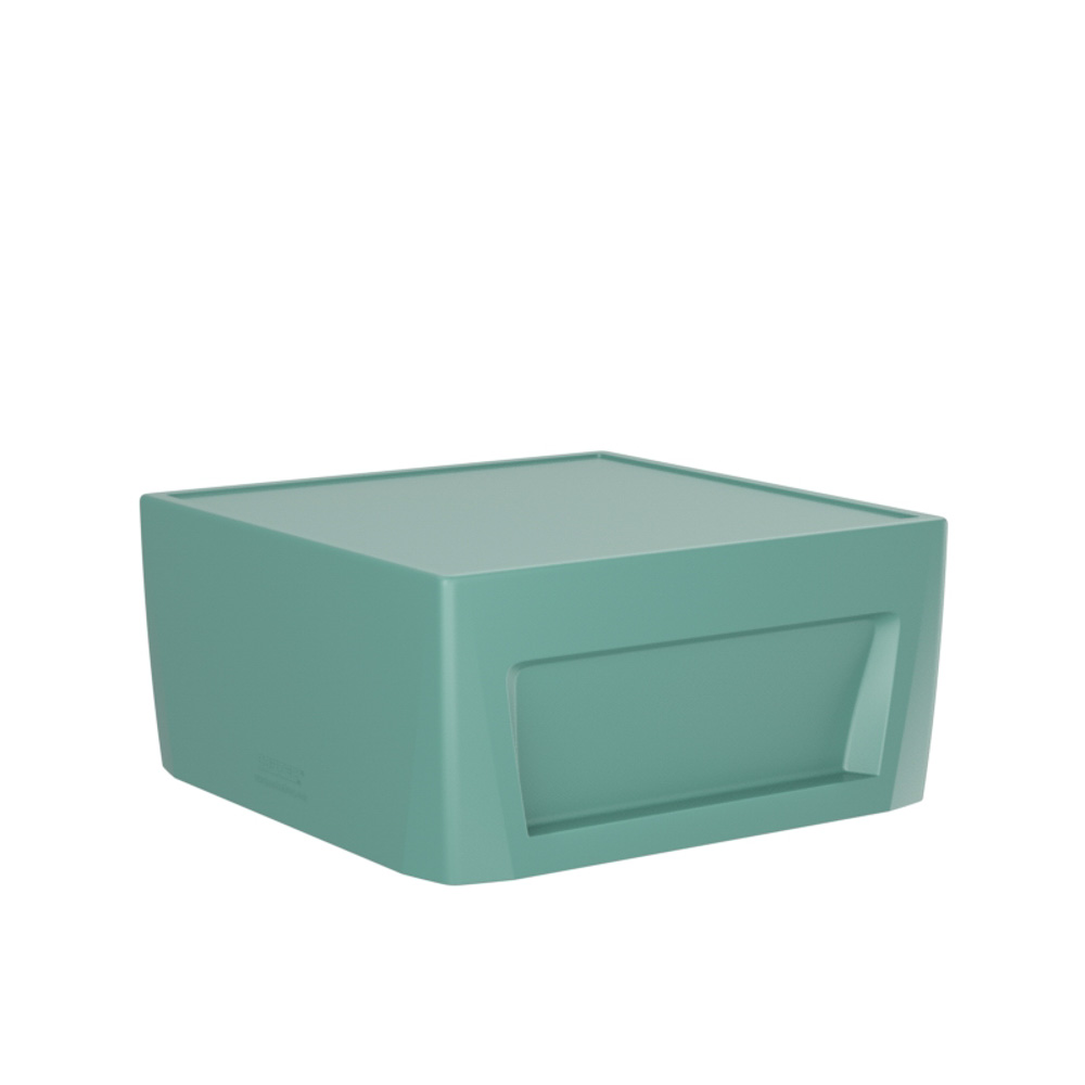Sync Cube - COR-276S in Aqua, moulded furniture for custodial and behavioural health environments