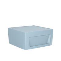 Sync Cube - COR-276S in Blue Gray, moulded furniture for custodial and behavioural health environments