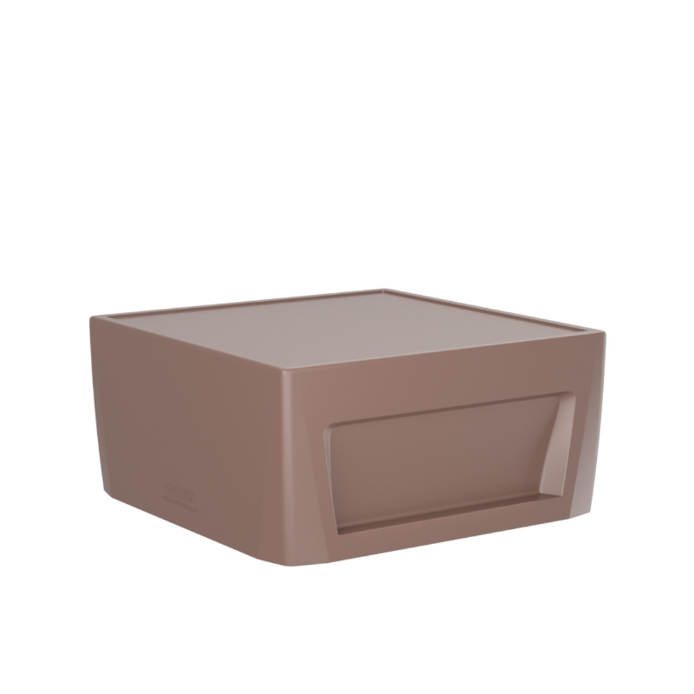 Sync Cube - COR-276S in Brown, moulded furniture for custodial and behavioural health environments