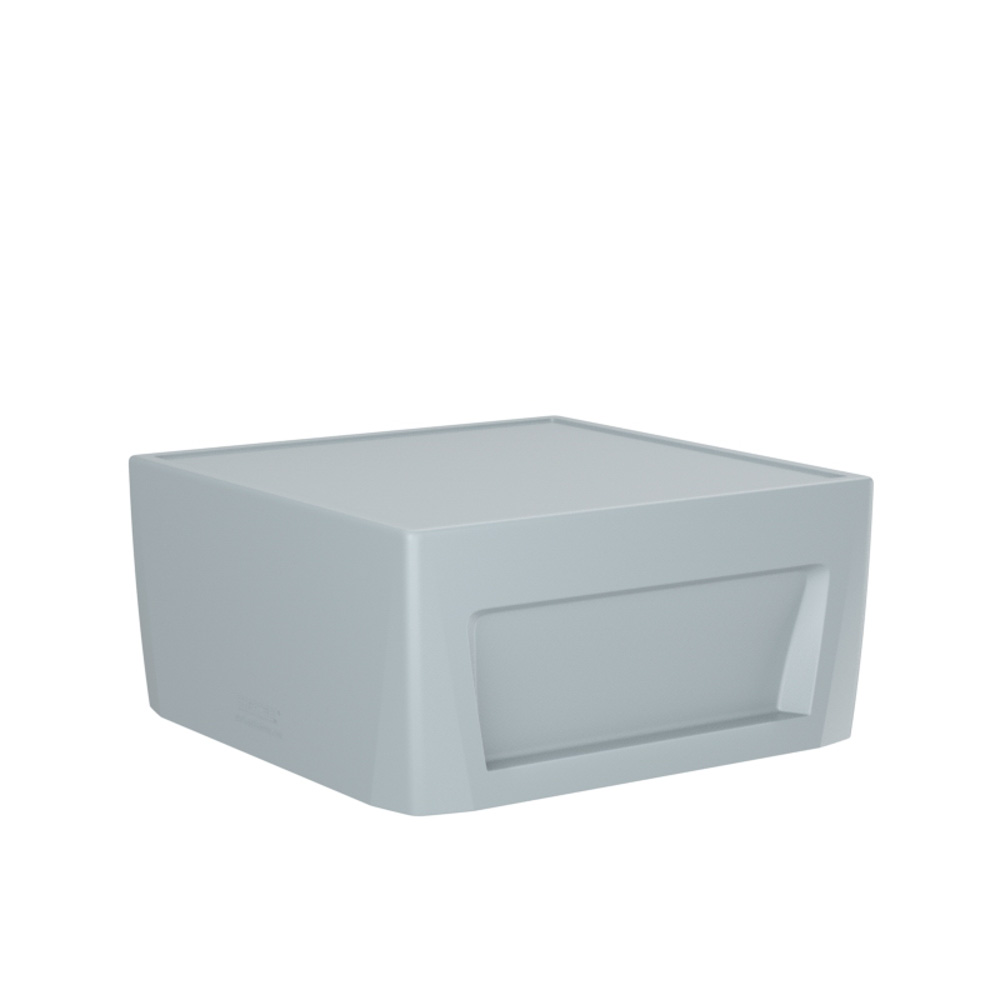 Sync Cube - COR-276S in Gray, moulded furniture for custodial and behavioural health environments
