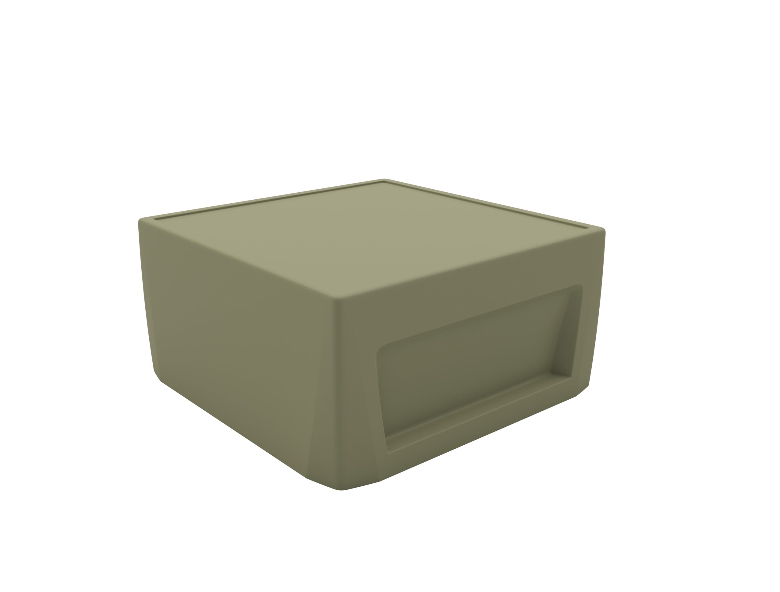 Sync Cube - COR-276S in Moss, moulded furniture for custodial and behavioural health environments