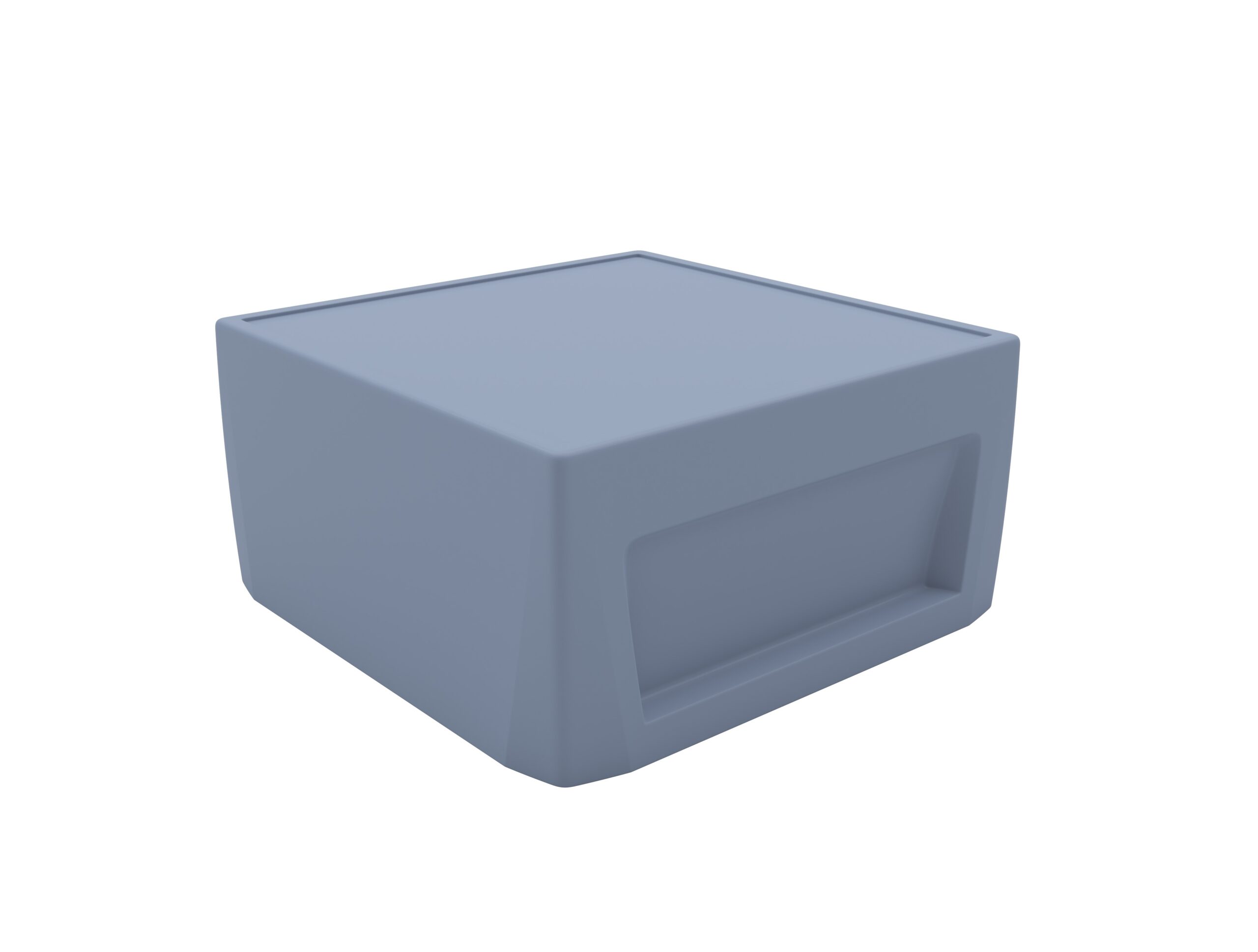 Sync Cube - COR-276S in Overcast, moulded furniture for custodial and behavioural health environments