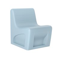 Sync Slim Chair - COR-272S in Blue Gray, moulded furniture for custodial and behavioural health environments