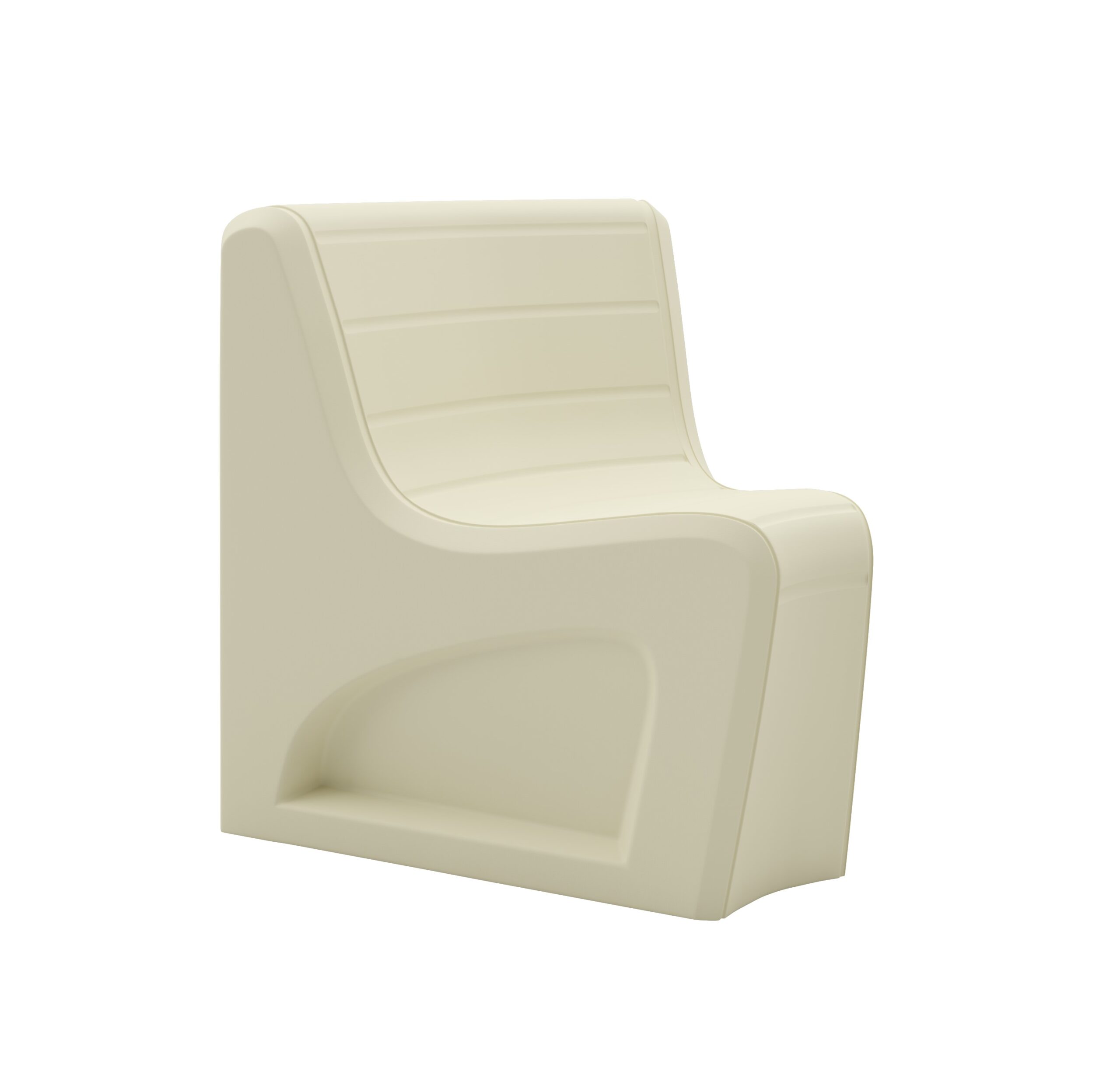 Sync Wedge - COR-274S in Canvas, moulded furniture for custodial and behavioural health environments