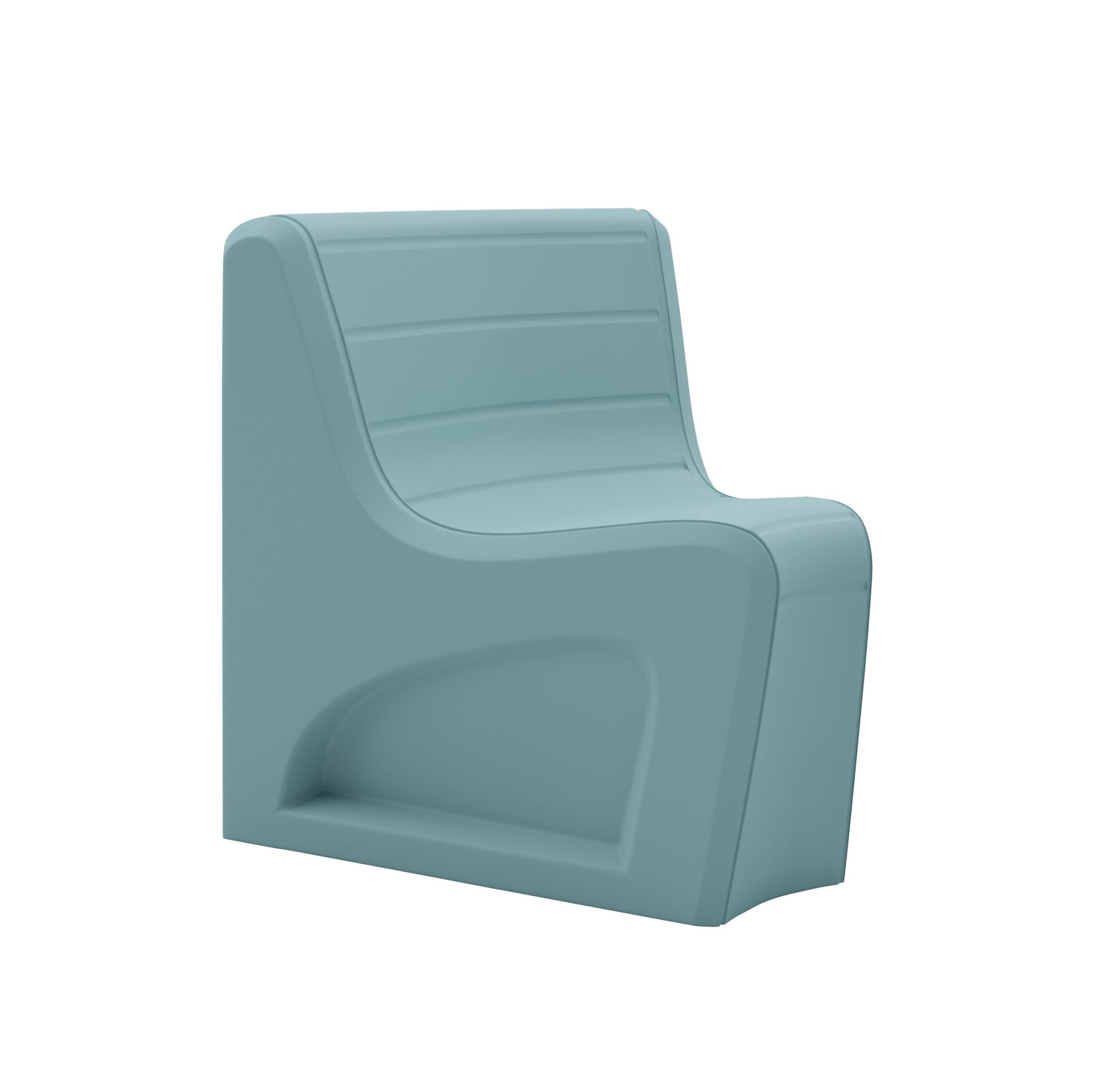 Sync Wedge - COR-274S in Tide, moulded furniture for custodial and behavioural health environments