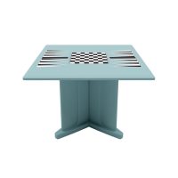 The Endurance® 42" Square X-Base Table - COR-66750 in Tide, moulded furniture for custodial and behavioural health environments